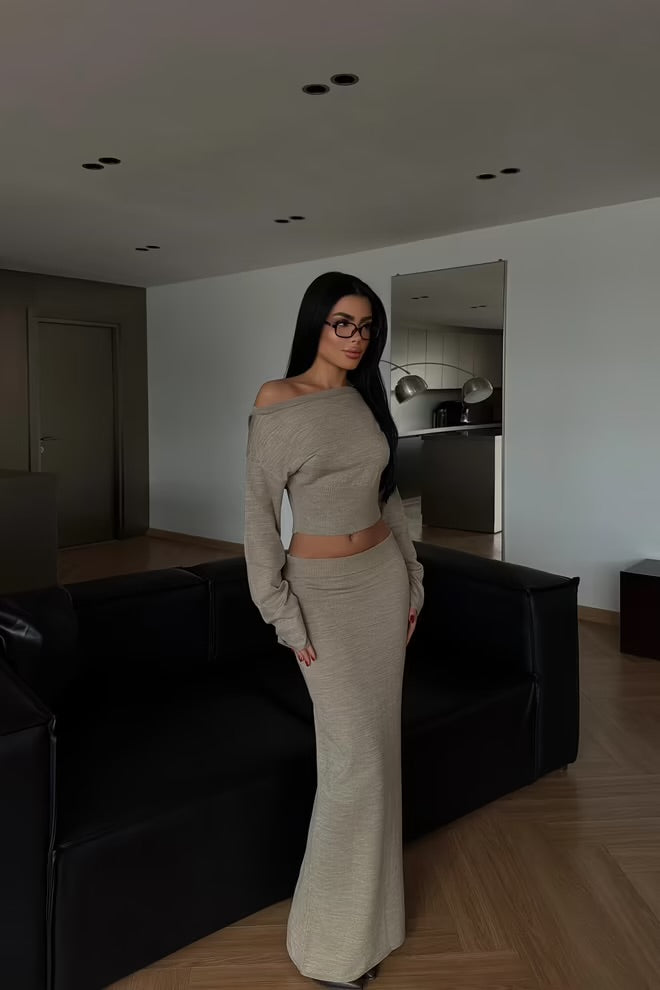 Slim Fit Mermaid Maxi Suit