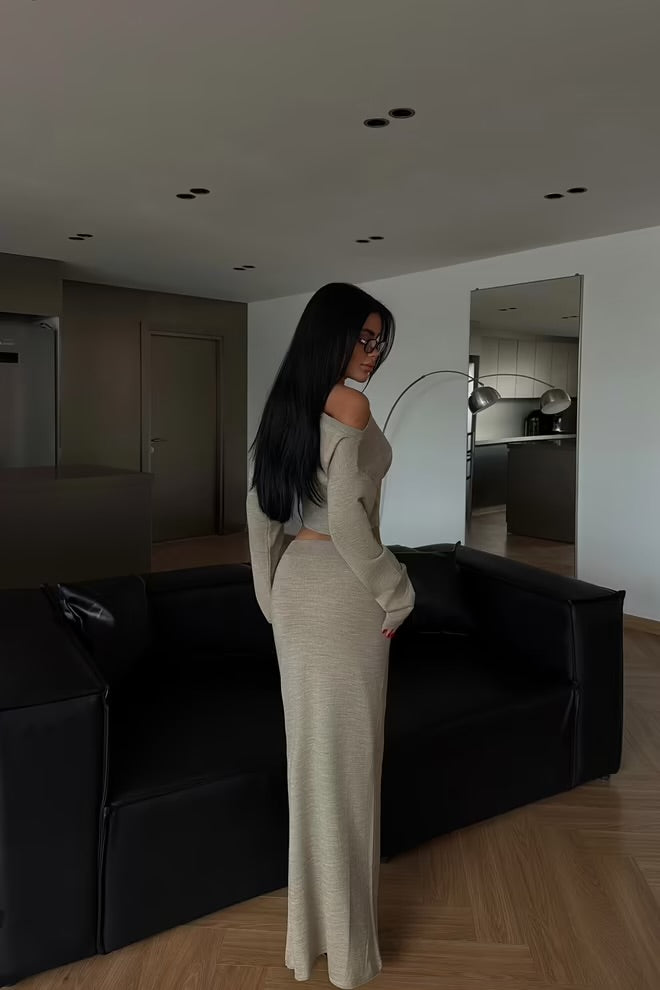 Slim Fit Mermaid Maxi Suit