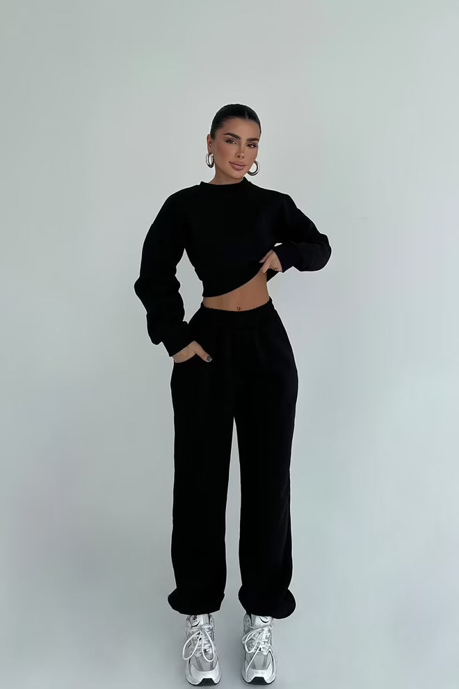 Casual Sport Streetwear Jogger Set