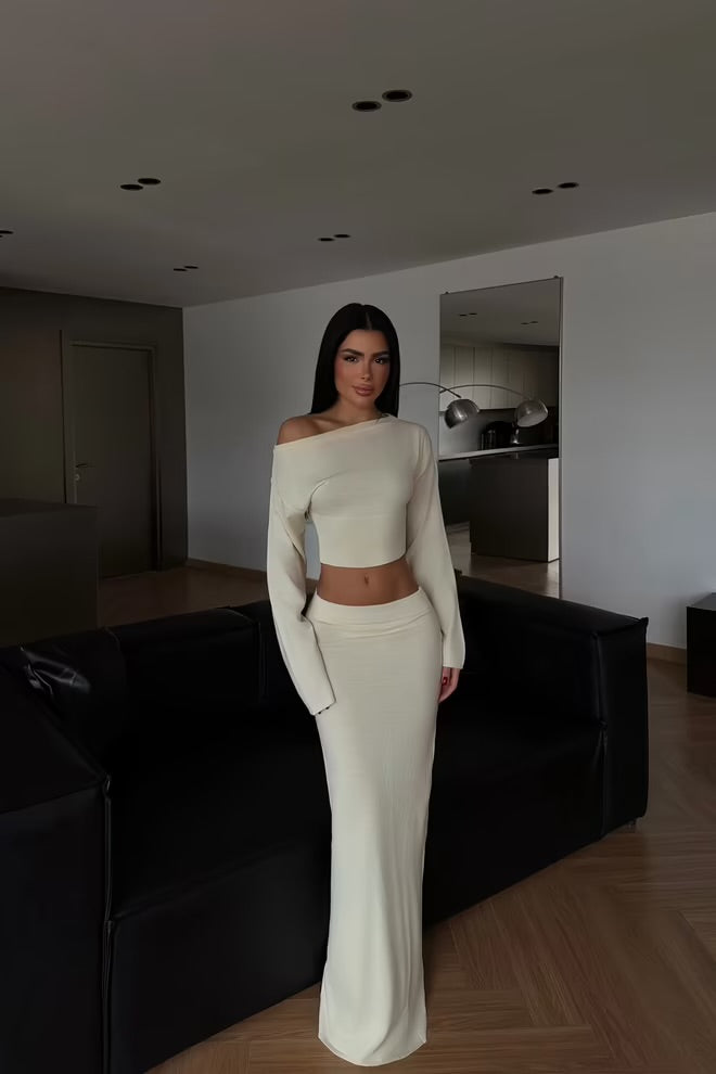 Slim Fit Mermaid Maxi Suit