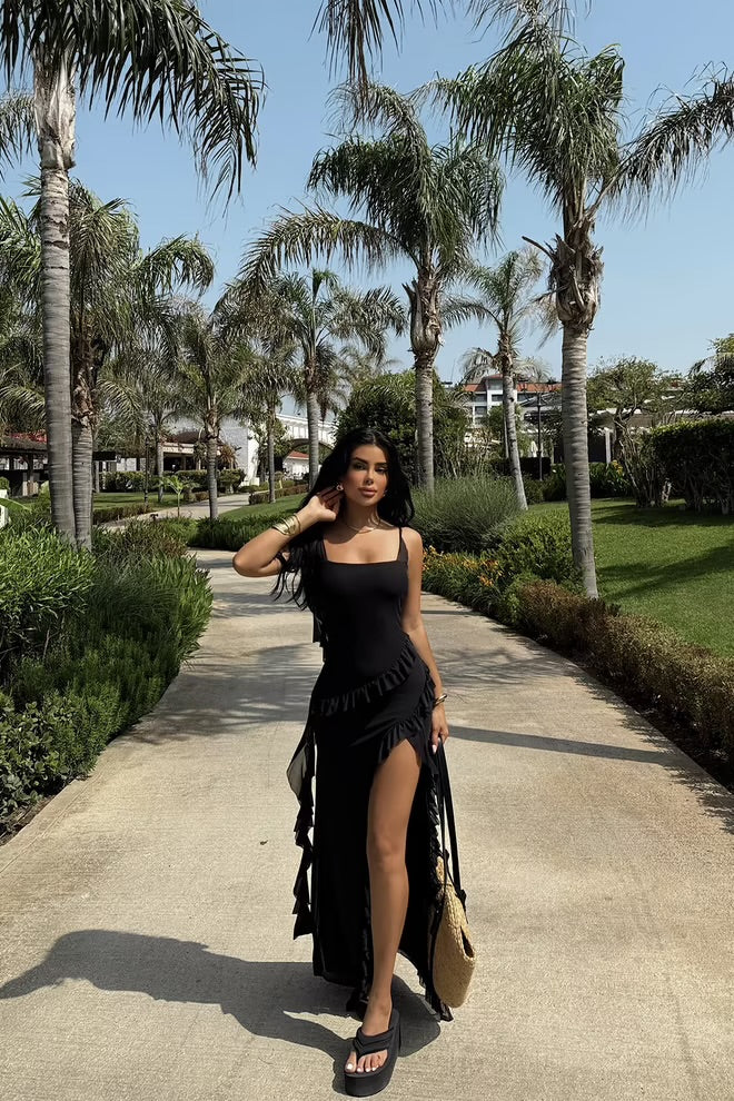 Astrid Slit Long Dress