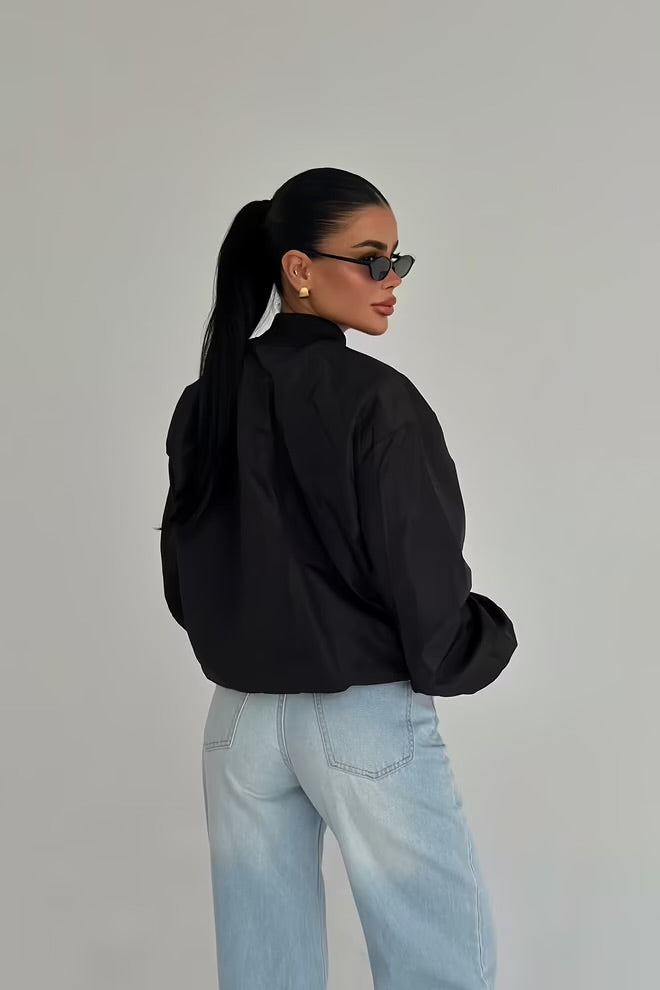 Bomber Jacket Oversized Casual Streetwear
