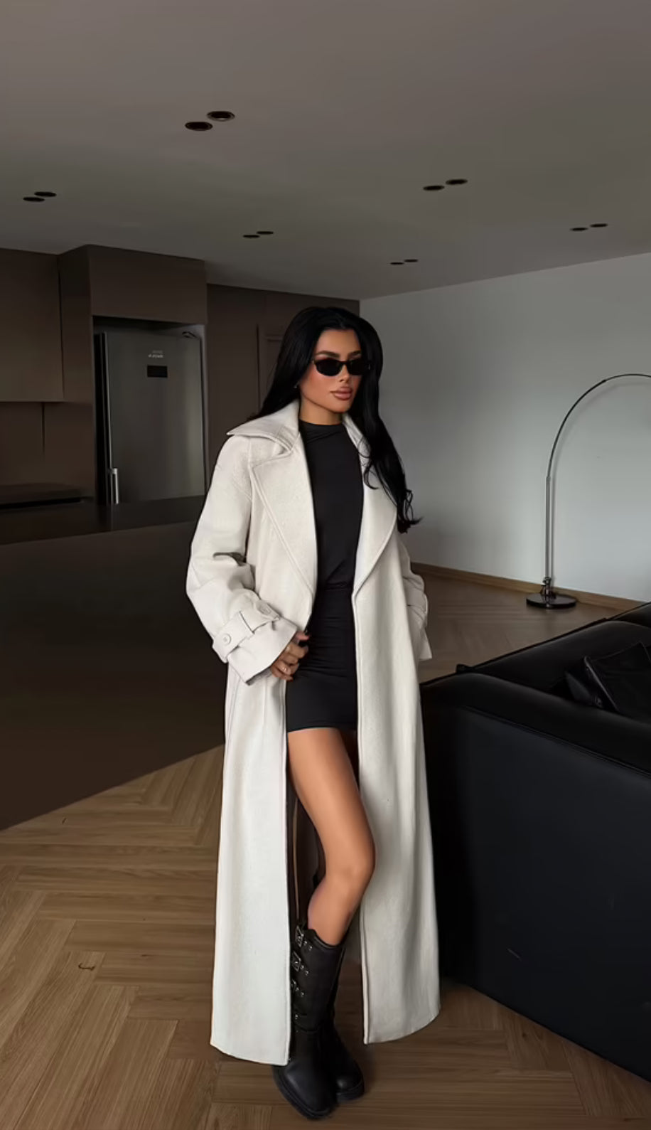 Elegant Formal Wrapover Coat