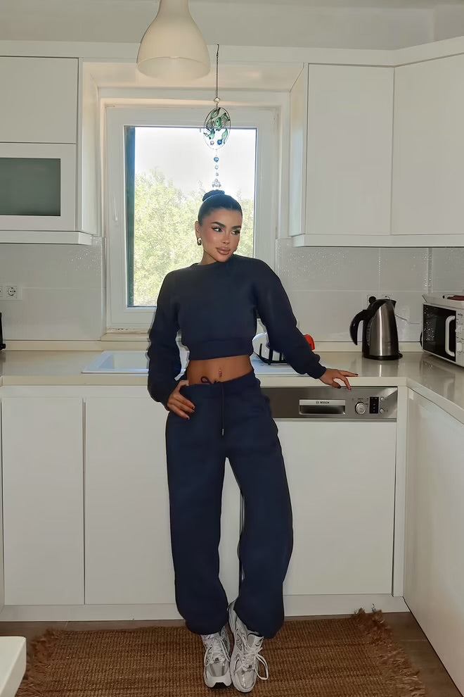 Casual Sport Streetwear Jogger Set