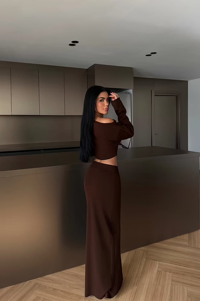 Slim Fit Mermaid Maxi Suit