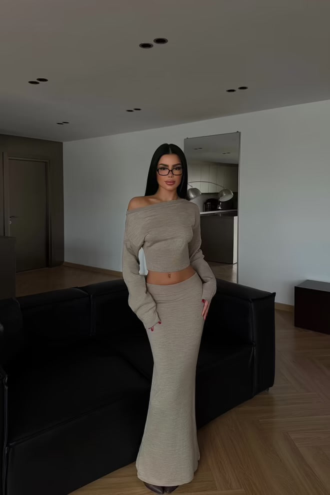 Slim Fit Mermaid Maxi Suit