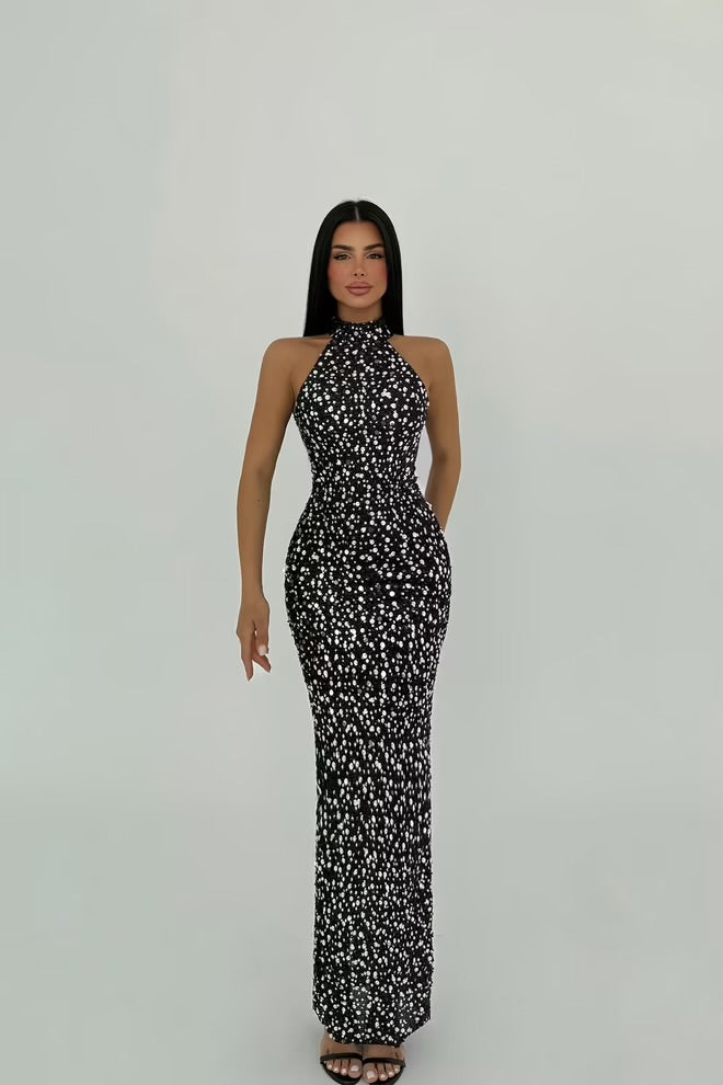 Elegant Glam Bodycon Dress With Sequins