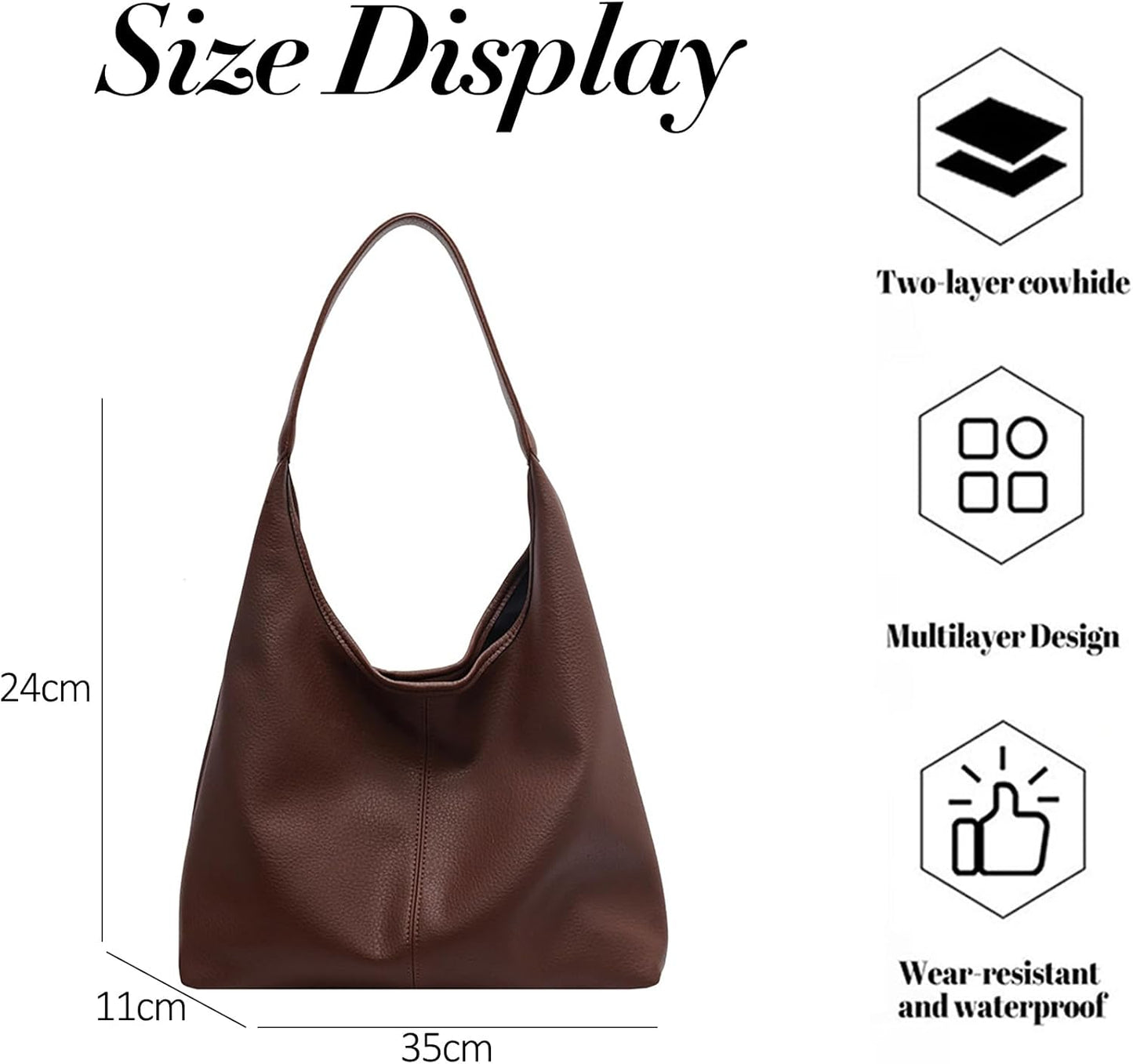 Elegance & Functionality Leather Handbag