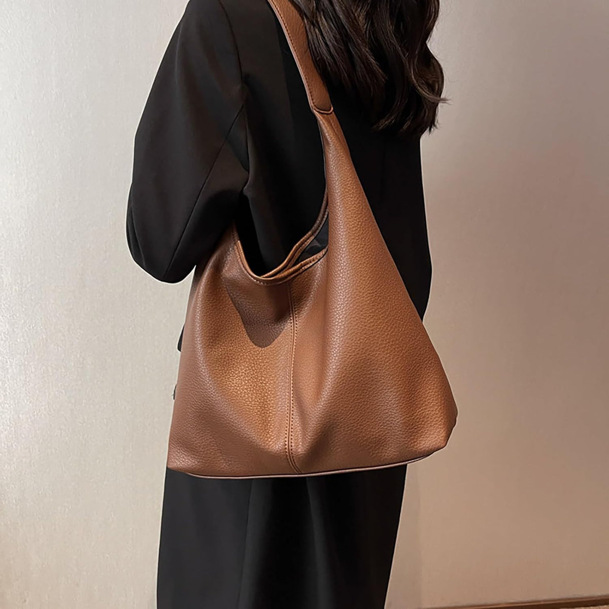 Elegance & Functionality Leather Handbag