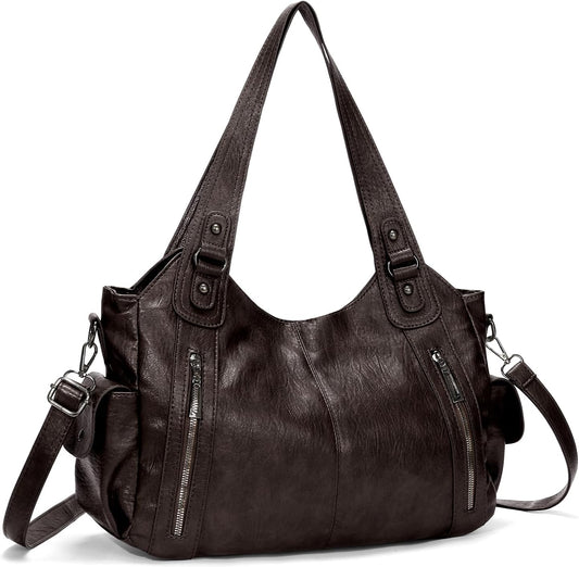 Elegant Vintage Leather Tote