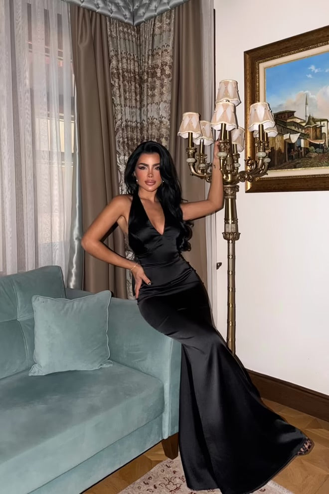 Elegant Slip Dress Floor Length