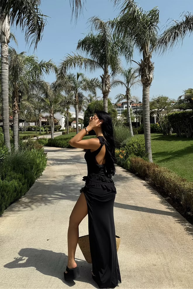 Astrid Slit Long Dress