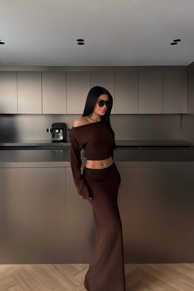 Slim Fit Mermaid Maxi Suit