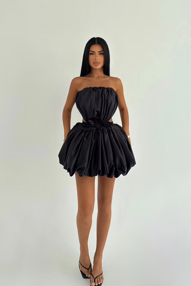Strapless Bandeau Mini Dress