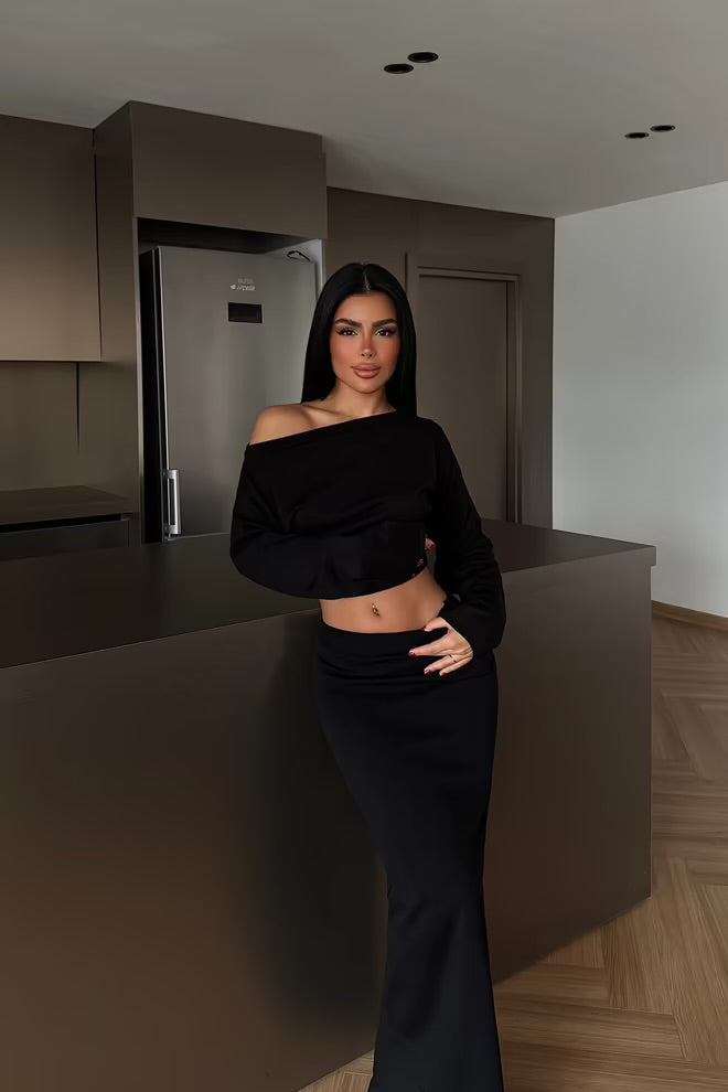 Slim Fit Mermaid Maxi Suit