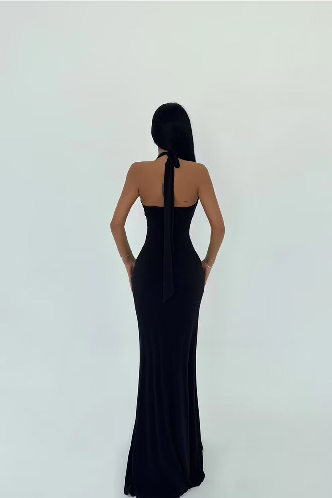 Back Detail Long Dress