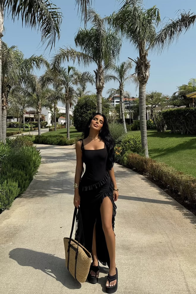 Astrid Slit Long Dress