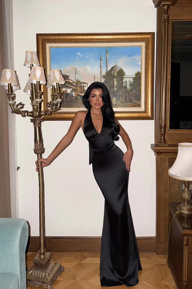 Elegant Slip Dress Floor Length