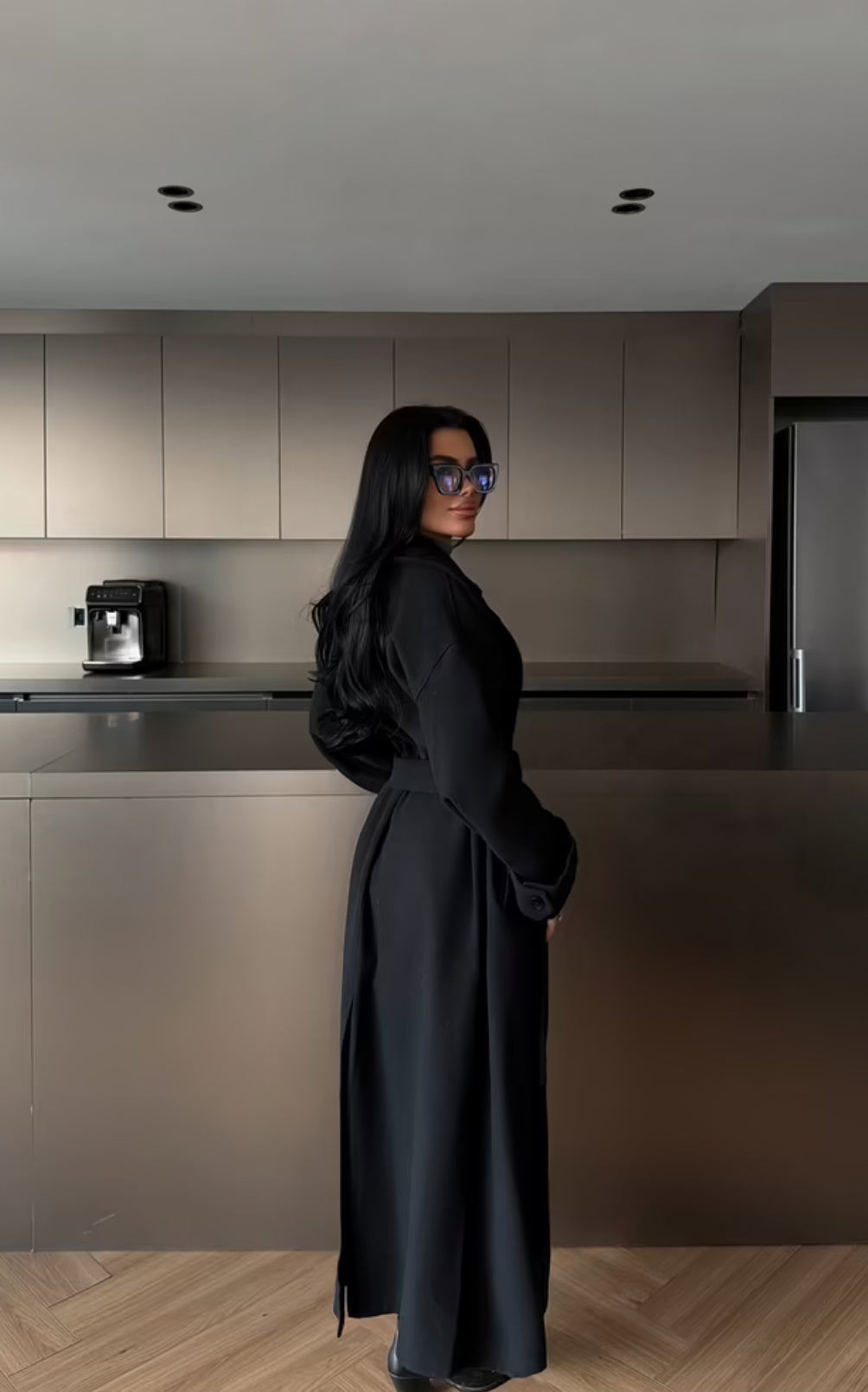 Elegant Formal Wrapover Coat