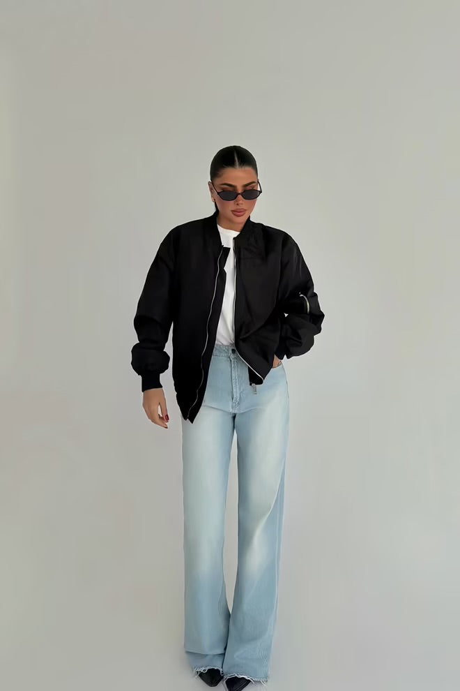 Bomber Jacket Oversized Casual Streetwear
