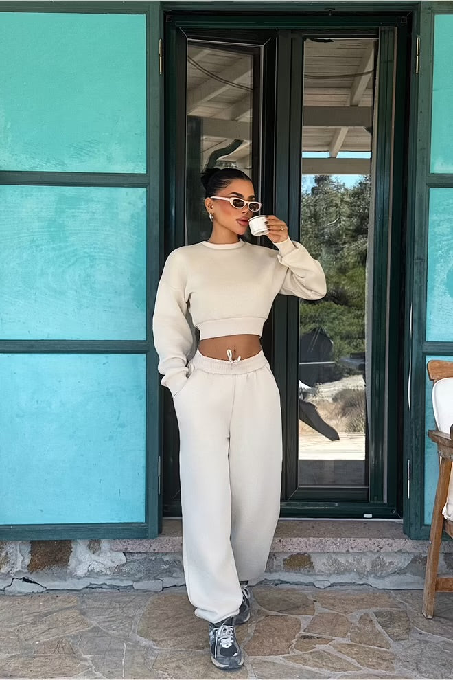 Casual Sport Streetwear Jogger Set