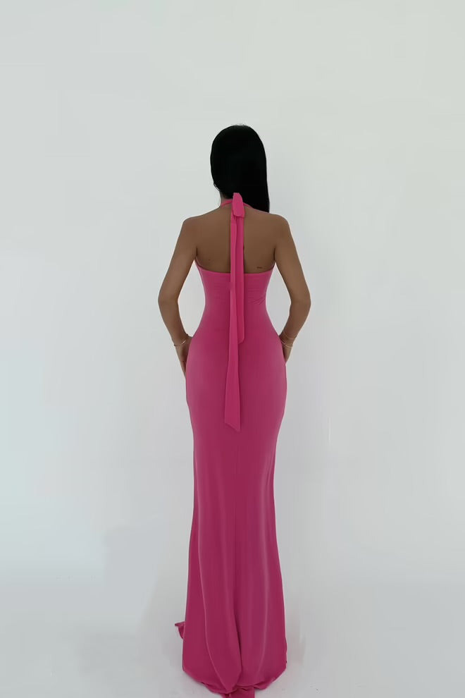 Back Detail Long Dress