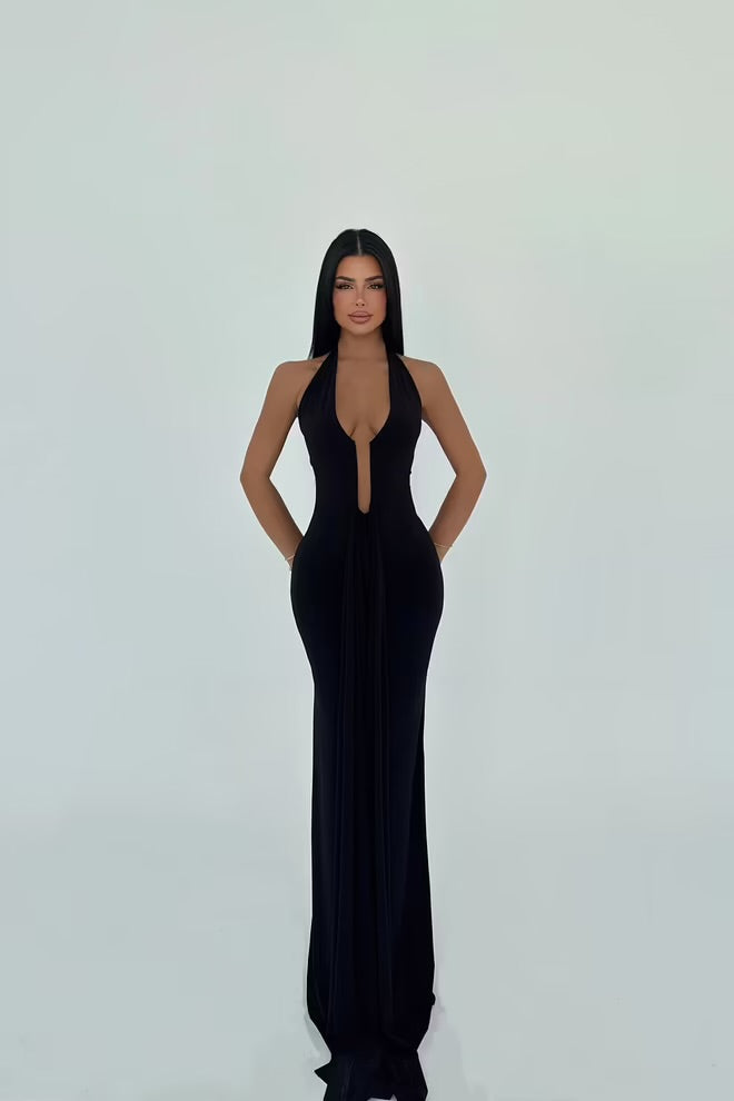 Back Detail Long Dress