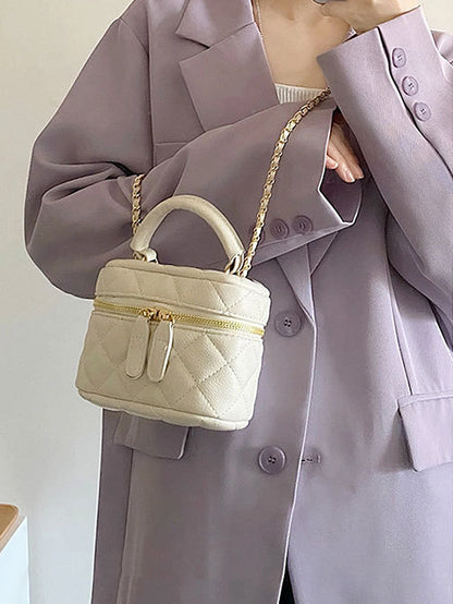 Chic Mini Quilted Crossbody Bag