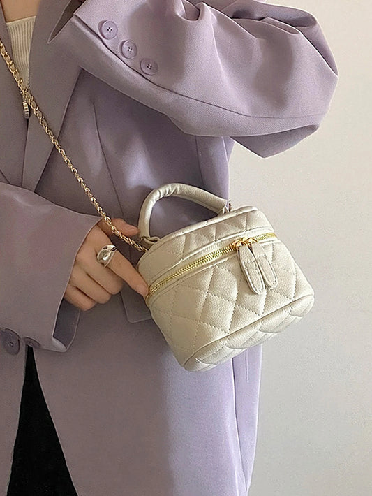 Chic Mini Quilted Crossbody Bag