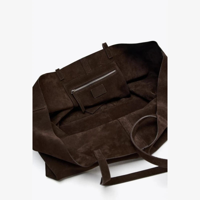 Elegant Suede Tote Bag